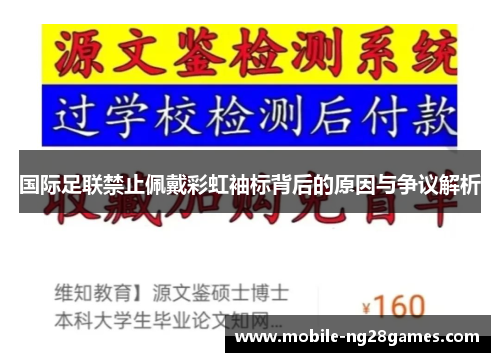 国际足联禁止佩戴彩虹袖标背后的原因与争议解析