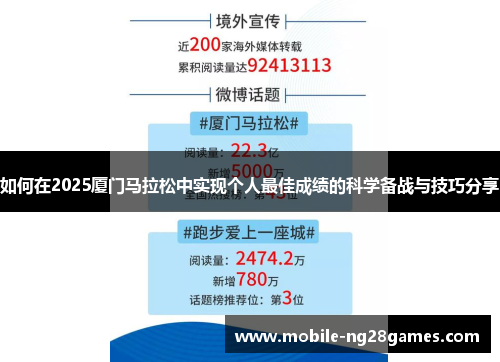 如何在2025厦门马拉松中实现个人最佳成绩的科学备战与技巧分享
